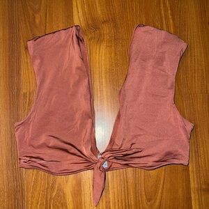 Dusty Pink Bikini Top